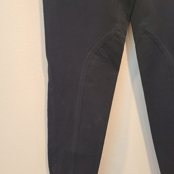 Stella McCartney Ponte Knit Black Slim Zip Ankle Pants - Picture 2 of 7